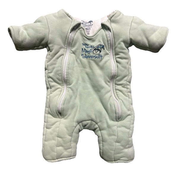 Baby Merlin’s Magic Sleepsuit Green Size Small 3-6 Months Transitional - Picture 1 of 3